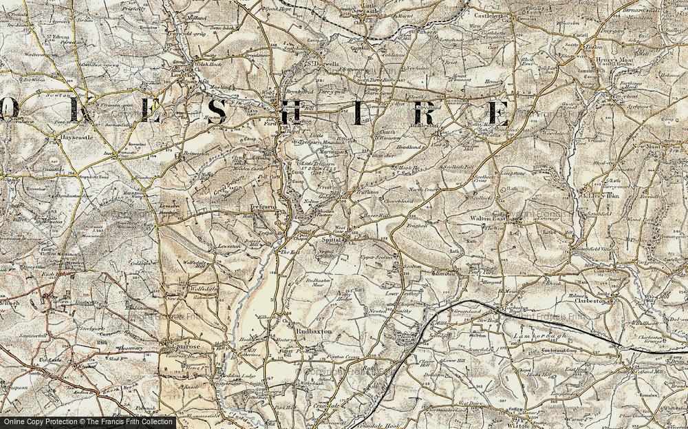 Old Map of Spittal, 1901-1912 in 1901-1912