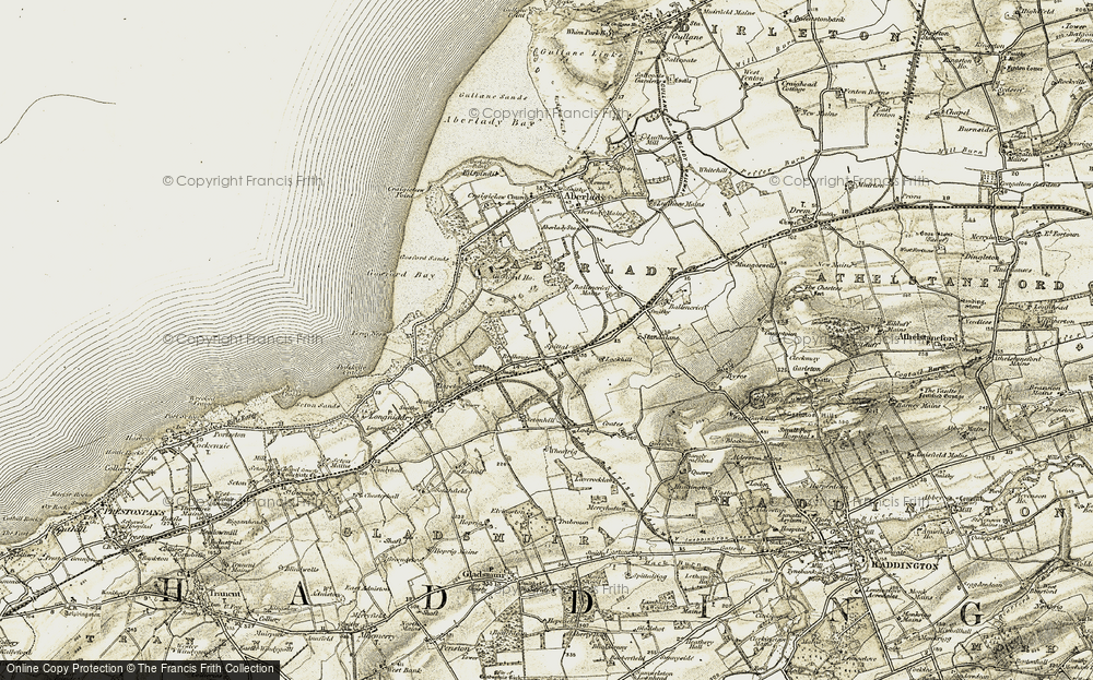 Old Map of Spittal, 1903-1906 in 1903-1906