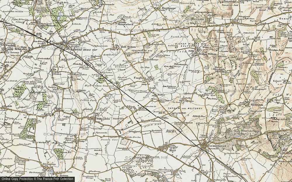 Old Map of Spittal, 1903 in 1903