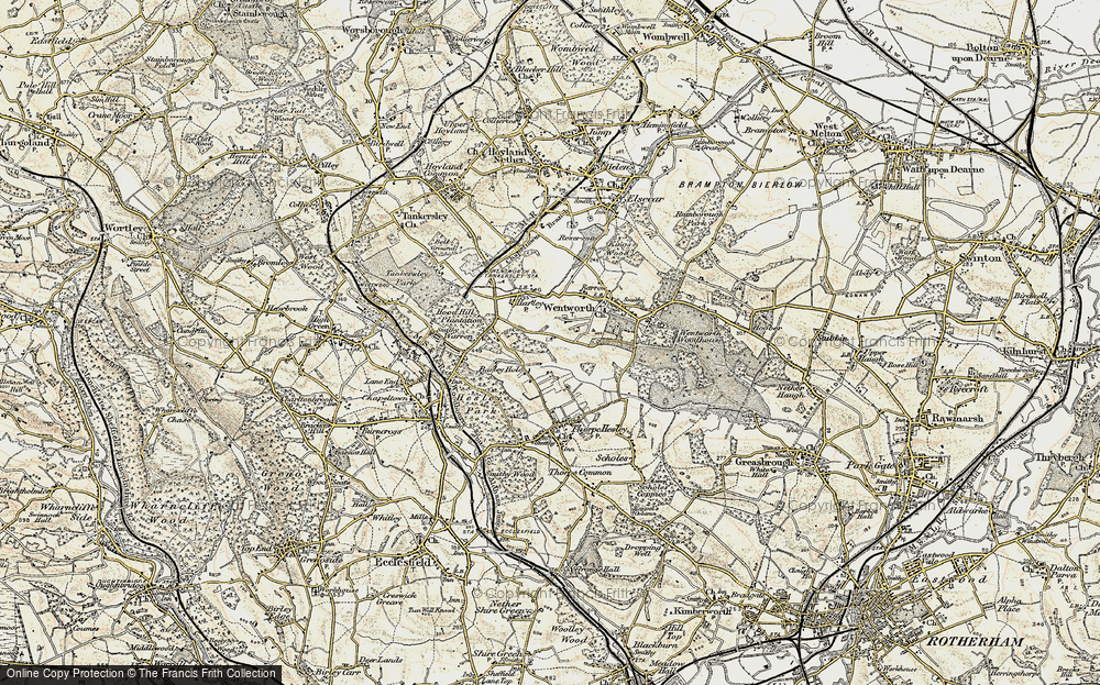 Old Map of Spittal Houses, 1903 in 1903