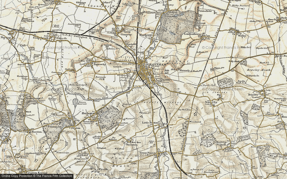 Old Map of Spittlegate, 1902-1903 in 1902-1903