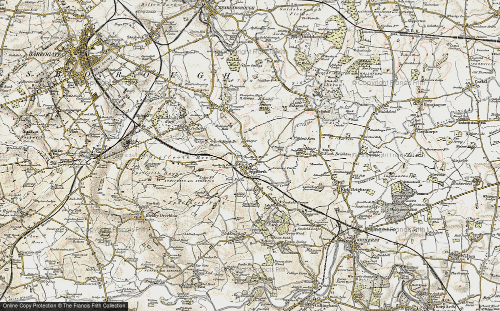 Old Map of Spofforth, 1903-1904 in 1903-1904