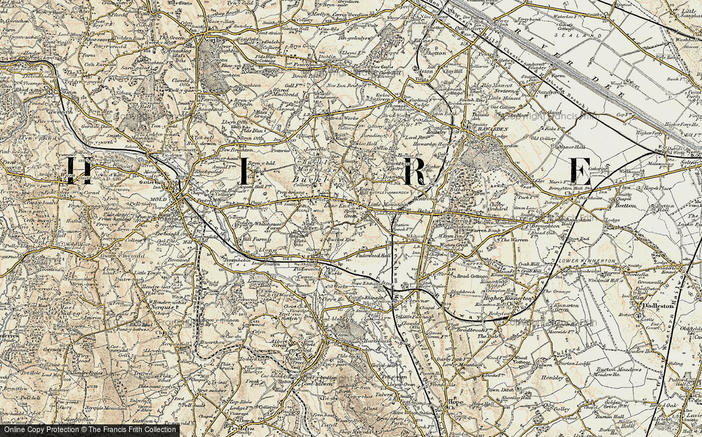 Old Map of Spon Green, 1902-1903 in 1902-1903