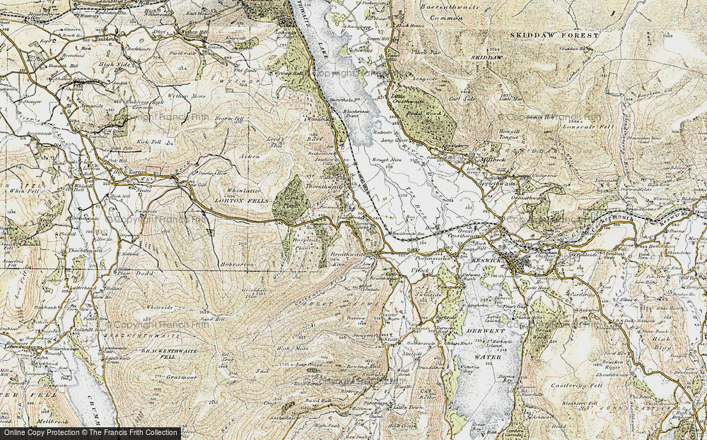 Old Map of Historic Map covering Bog Ho in 1901-1904