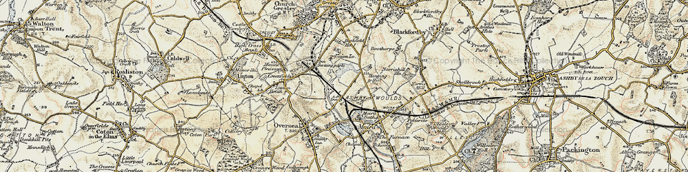 Old map of Spring Cottage in 1902