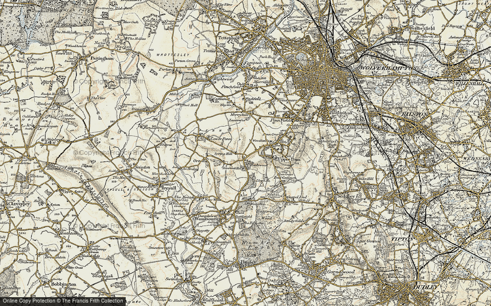 Old Map of Spring Hill, 1902 in 1902