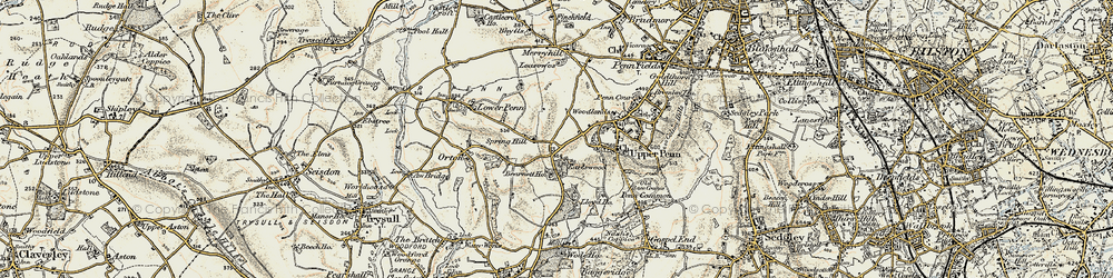 Old map of Spring Hill in 1902