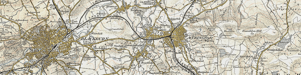 Old map of Spring Hill in 1903