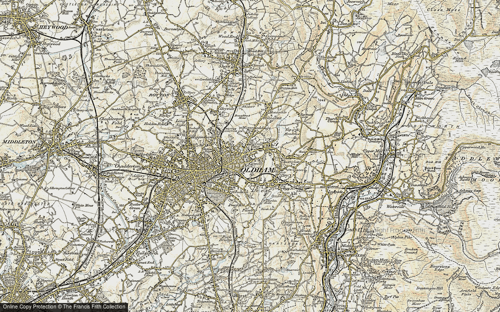 Old Map of Spring Hill, 1903 in 1903