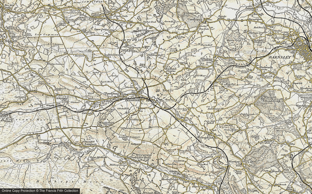 Old Map of Spring Vale, 1903 in 1903