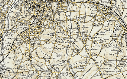 Old map of Springfield in 1901-1902