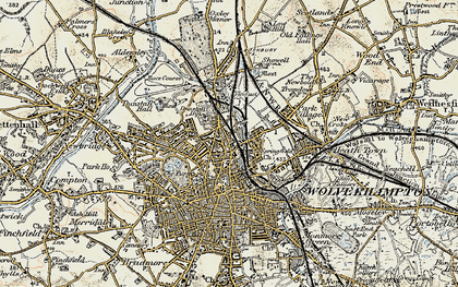 Old map of Springfield in 1902