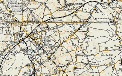 Old map of Springhill in 1902