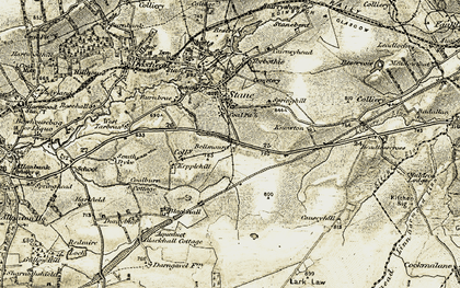 Old map of Springhill in 1904-1905