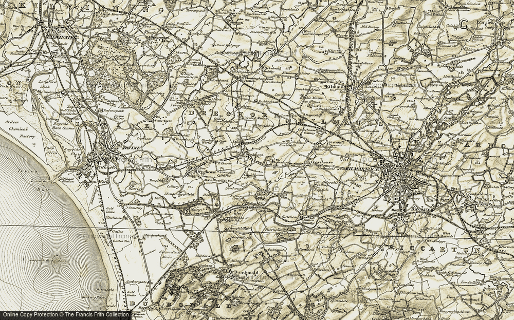 Old Map of Springside, 1905-1906 in 1905-1906