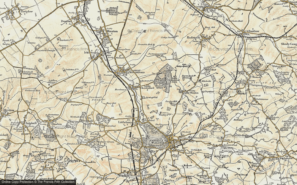 Old Map of Springwell, 1898-1901 in 1898-1901