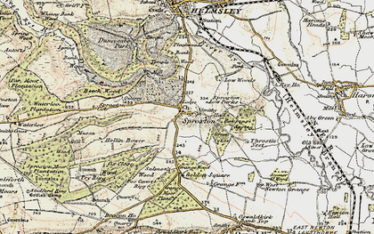 Old map of Beech Wood in 1903-1904