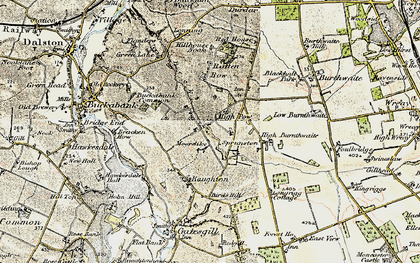Old map of Sprunston in 1901-1904