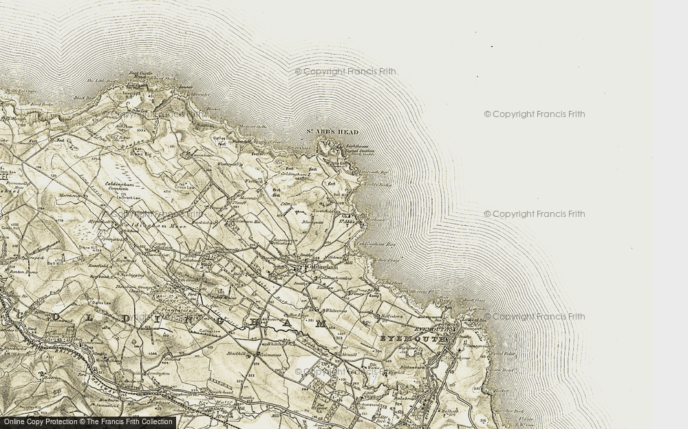 Old Maps Of St Abbs Borders Francis Frith