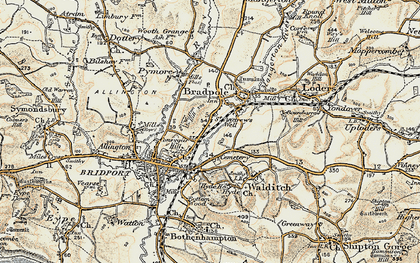 Old map of St Andrew's Well in 1899