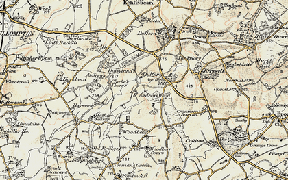 Old map of St Andrew's Wood in 1898-1900