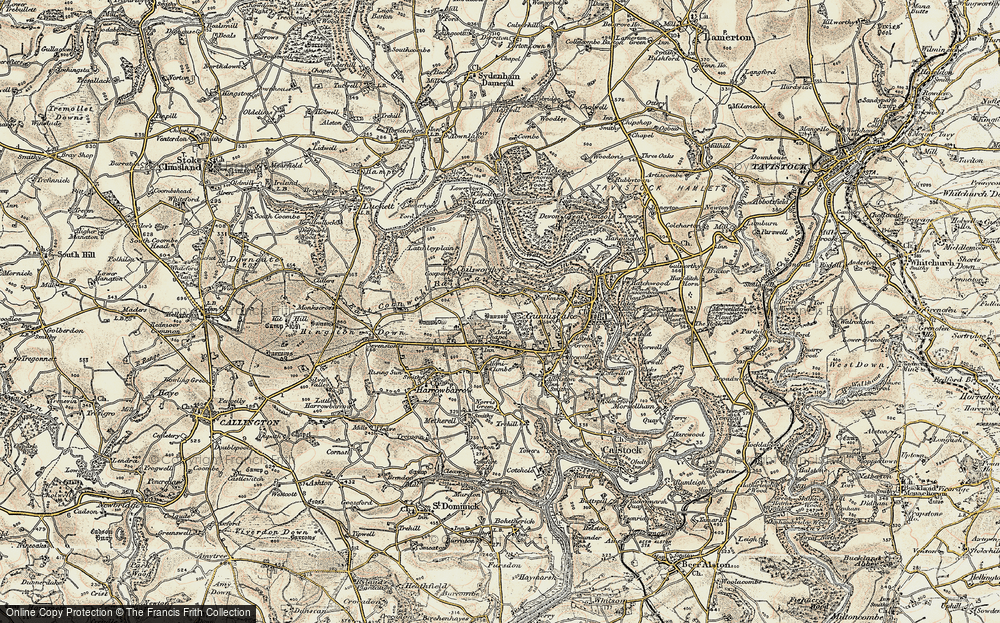 Old Map of St Ann's Chapel, 1899-1900 in 1899-1900