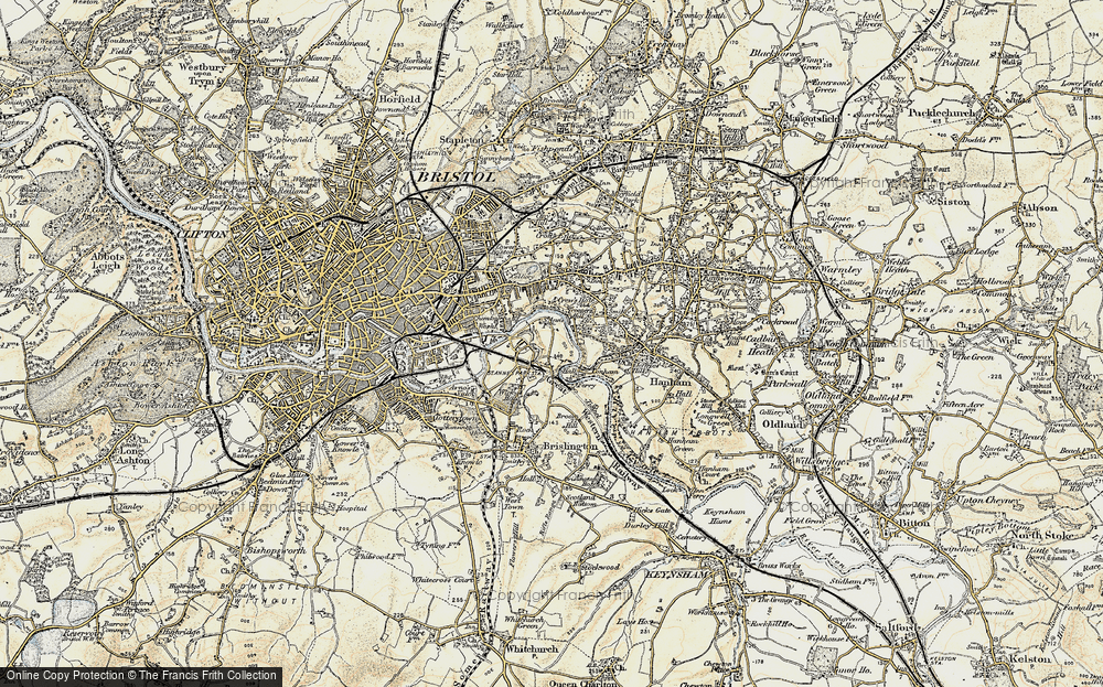 Old Map of St Anne's Park, 1899 in 1899