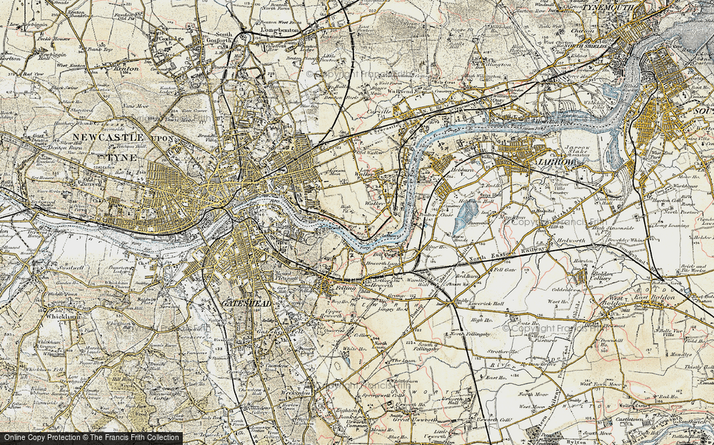 Old Map of St Anthony's, 1901-1904 in 1901-1904
