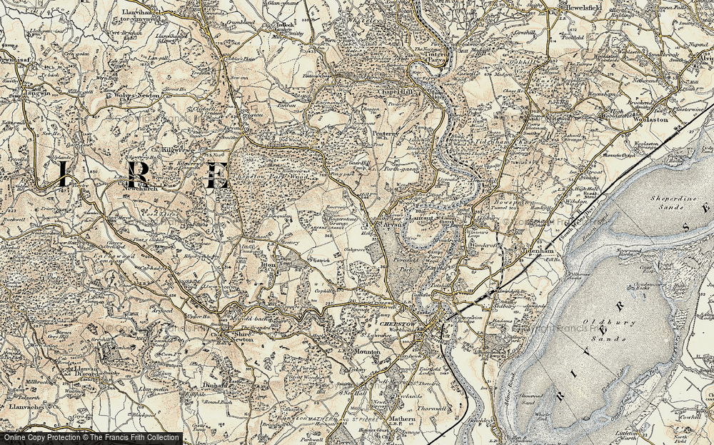 Old Map of St Arvans, 1899-1900 in 1899-1900