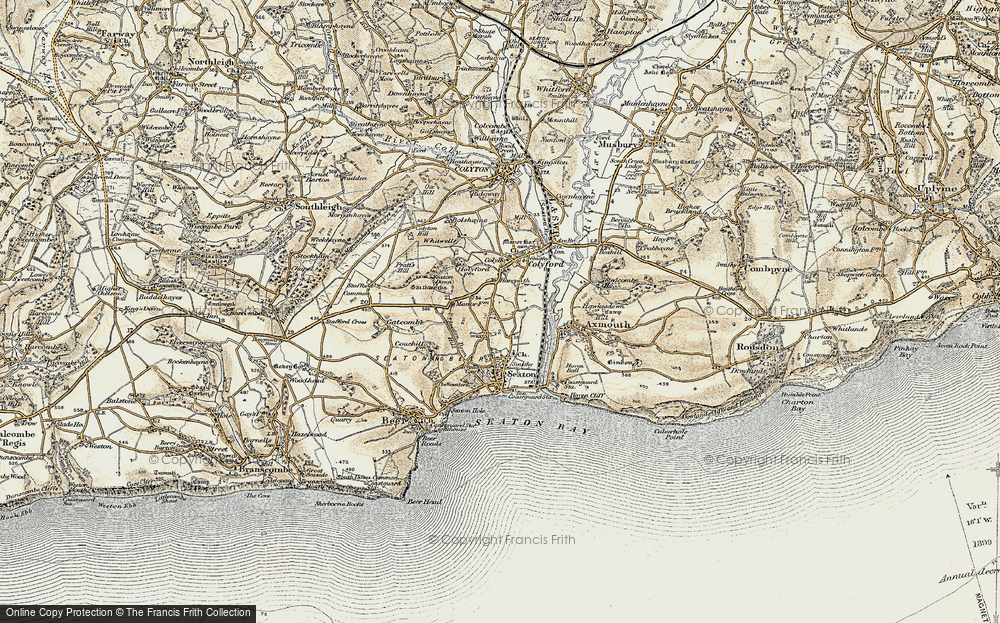 Old Map of St Dympna's, 1899 in 1899