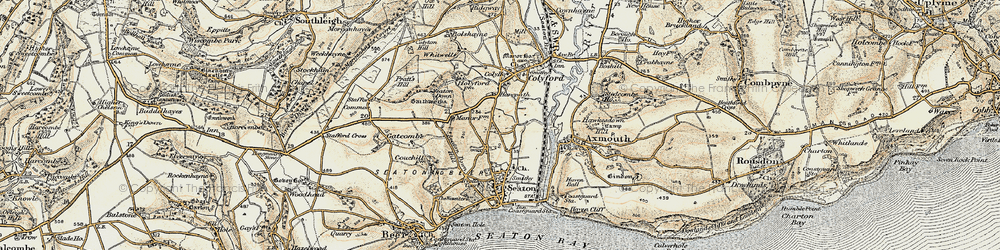 Old map of St Dympna's in 1899