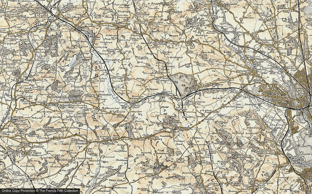 Old Map of St George's, 1899-1900 in 1899-1900