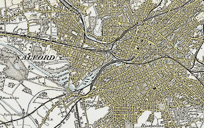 Old map of St George's in 1903