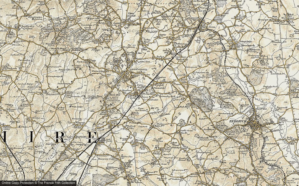 Old Map of St Godwalds, 1901-1902 in 1901-1902