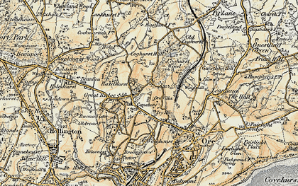 Old map of St Helen's in 1898