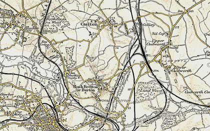 Old map of St Helen's in 1903
