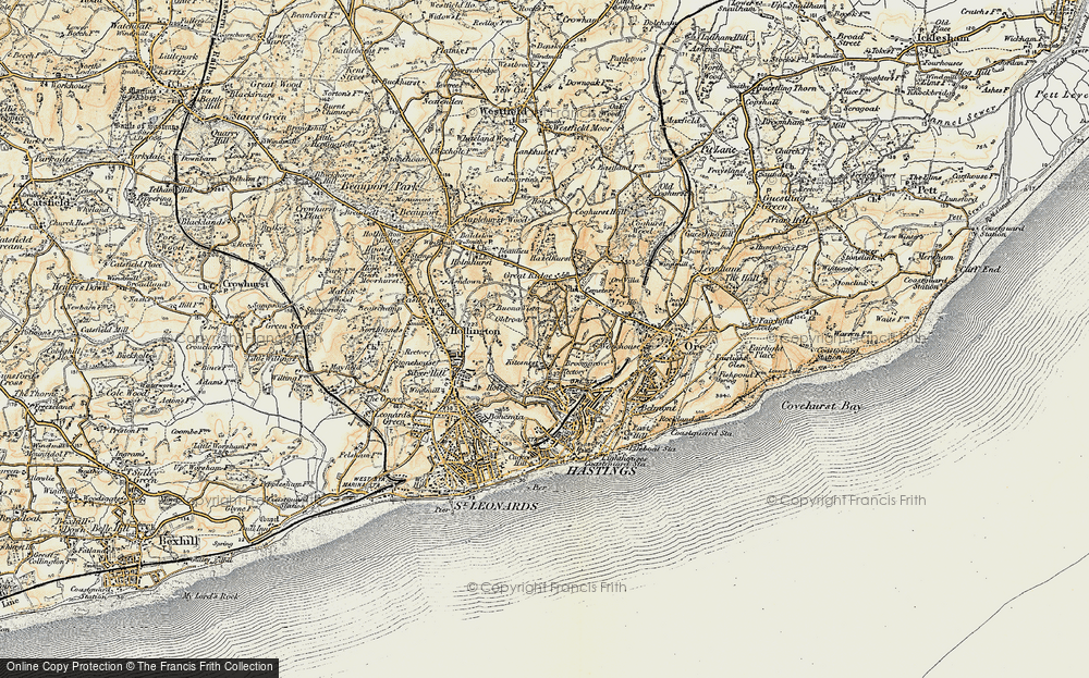 Old Map of St Helen's Wood, 1898 in 1898