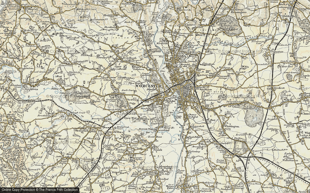 Old Map of St John's, 1899-1902 in 1899-1902