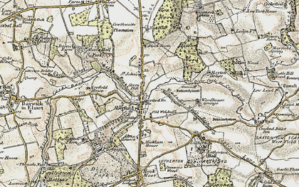 Old map of St John's in 1903-1904