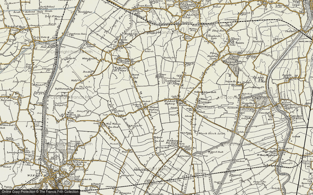 Old Map of St John's Highway, 1901-1902 in 1901-1902