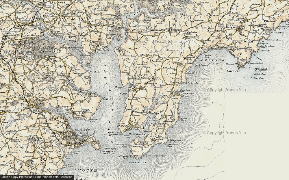 St Just in Roseland, 1900