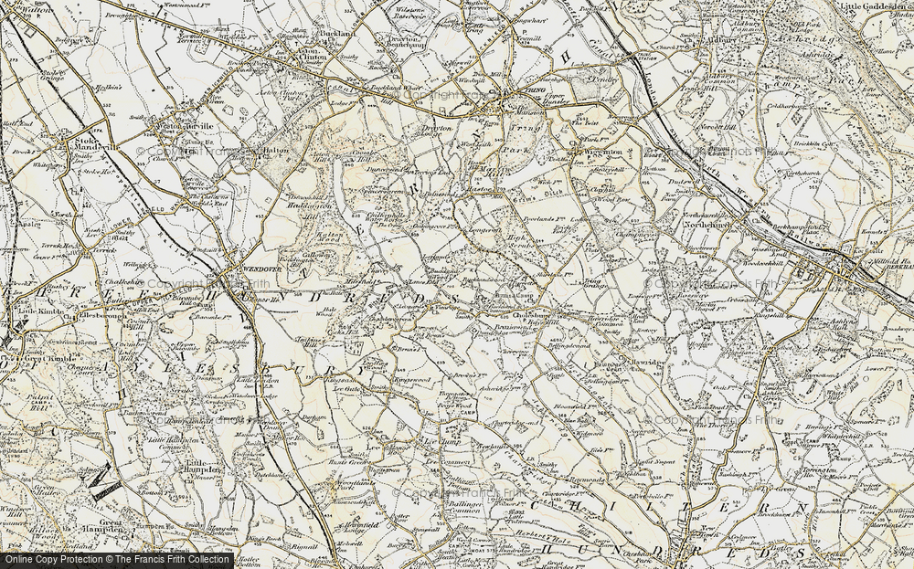 Old Map of St Leonards, 1898 in 1898