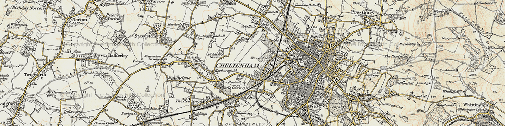Old map of St Mark's in 1898-1900