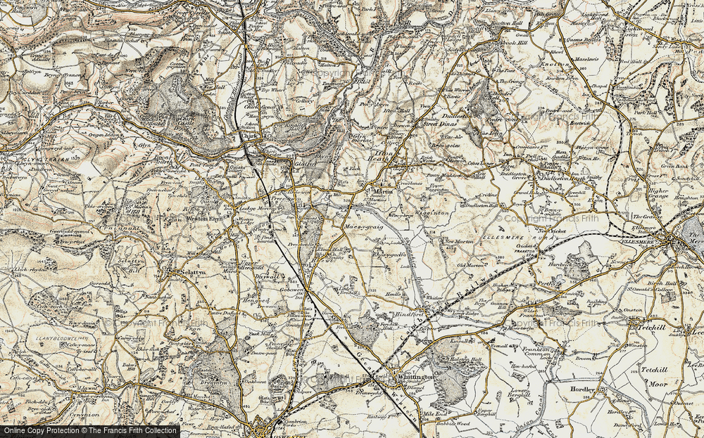 Old Map of St Martin's Moor, 1902 in 1902