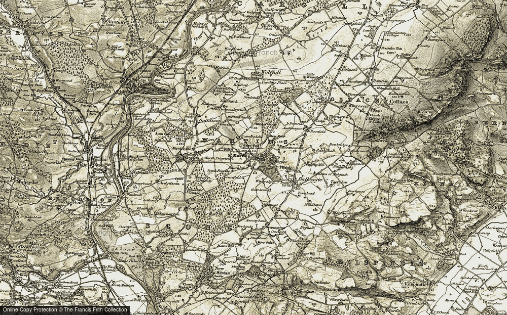 Old Map of St Martins, 1907-1908 in 1907-1908