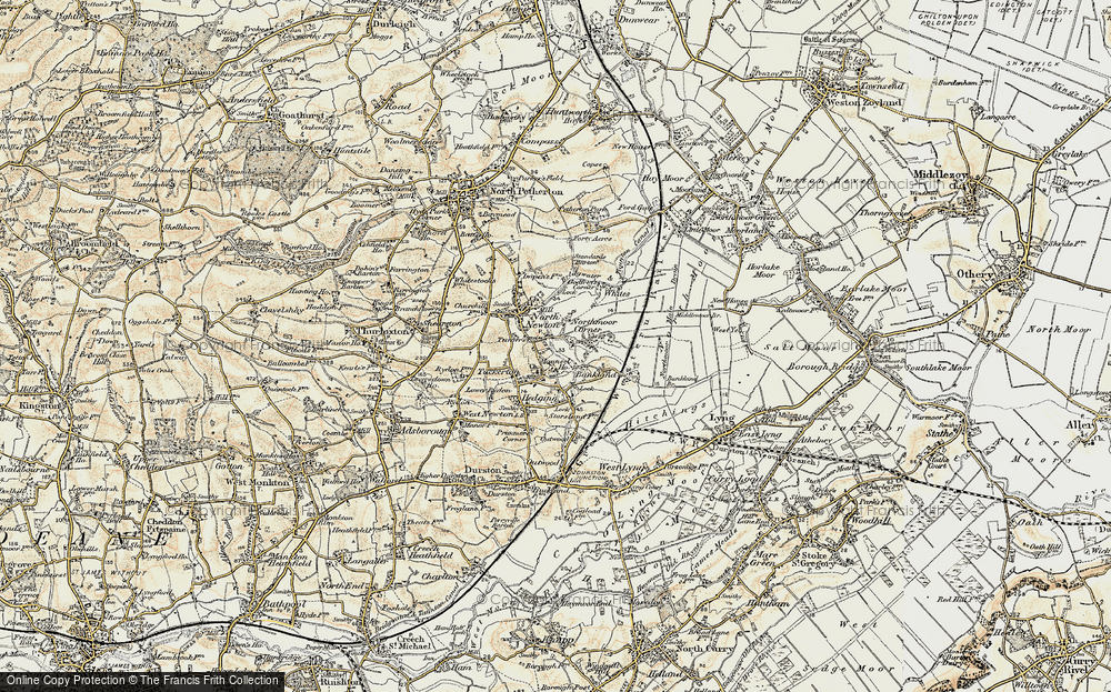 Old Map of St Michael Church, 1898-1900 in 1898-1900