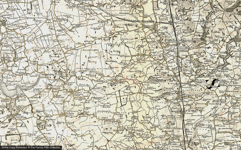 Old Map of St Michael's on Wyre, 1903-1904 in 1903-1904