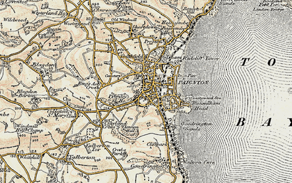 Old map of St Michaels in 1899