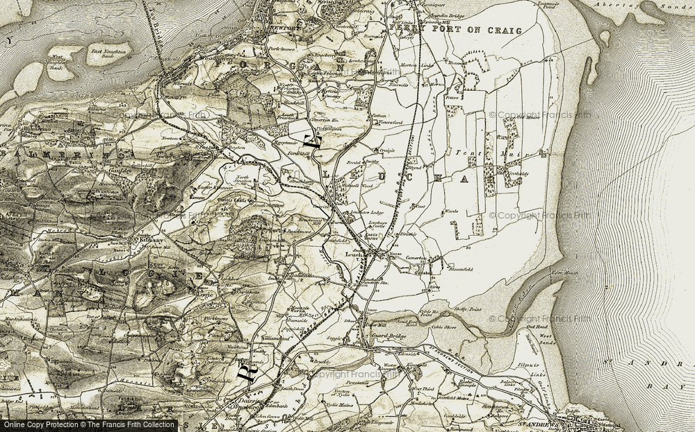 Old Map of St Michaels, 1906-1908 in 1906-1908