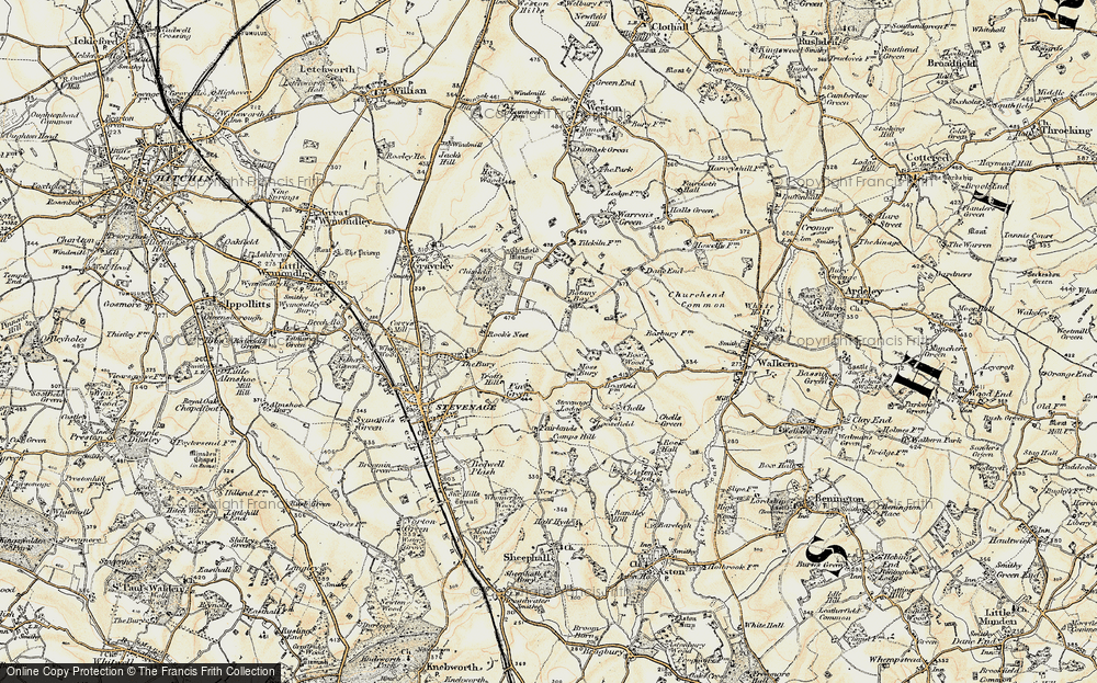 Old Map of St Nicholas, 1898-1899 in 1898-1899